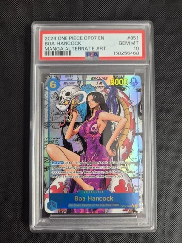 Boa Hancock OP07-051 Manga Rare English PSA 10
