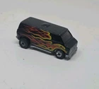 VINTAGE HOT WHEELS SUPER VAN 1974 BLACKWALLS WITH FLAMES METAL BASE H.K.