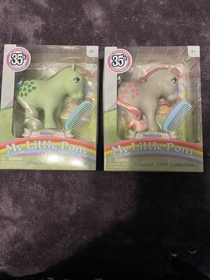 My Little Pony G1 35th Anniversary Snuzzle and Minty Lot of 2 New In Box Hasbro