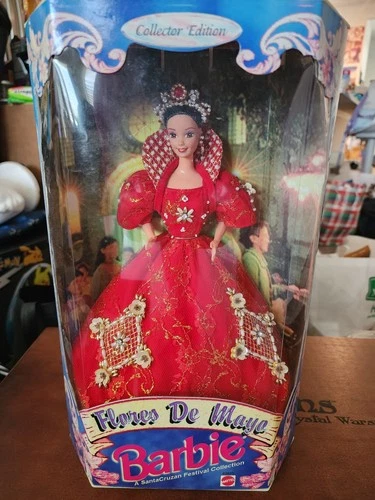 Barbie Flores De Mayo Santa Cruzan Festival Collection #63820 Red Dress New