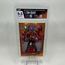 2020 Panini Donruss Optic Tom Brady Orange 138/199 HGA 9.5 🔥Mint Slab