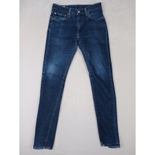 Levi's 510 Skinny Taper Jeans Mens 32x32 Dark Wash Blue Premium Stretch Denim