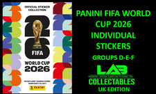 Panini World Cup 2026 Individual Stickers - Group D-E-F