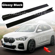 For BMW G01 G08 X3 G02 X4 2018-2022 Side Skirt Rocker Panel Extension Glossy Lip