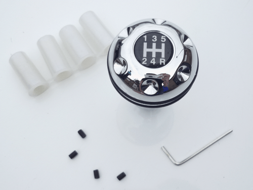 Universal 5 speed Chrome Gear Shift Knob suitable for all non-lift reverse cars - Picture 3 of 5