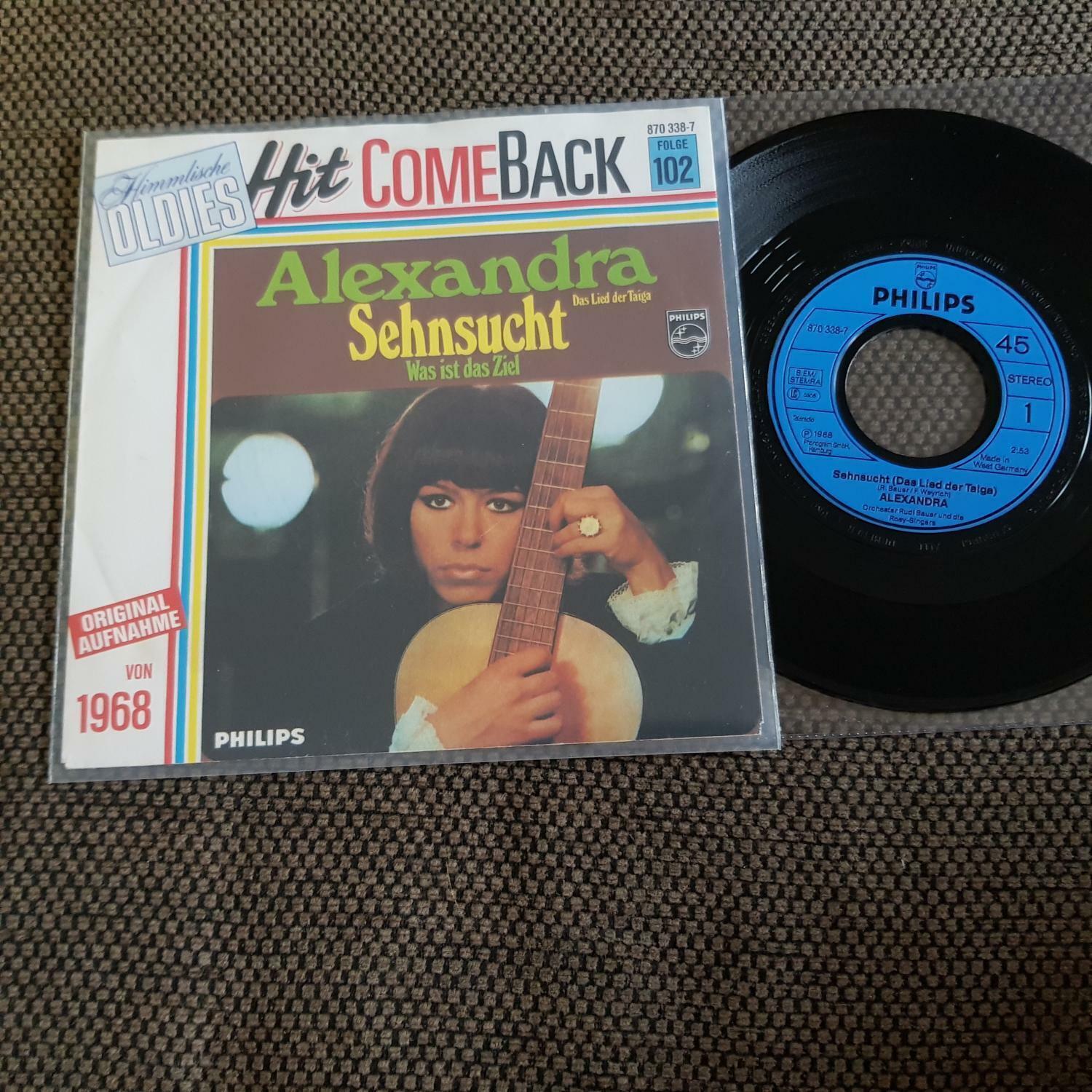 7"" Single Vinyl Alexandra - Sehnsucht HIT COMEBACK