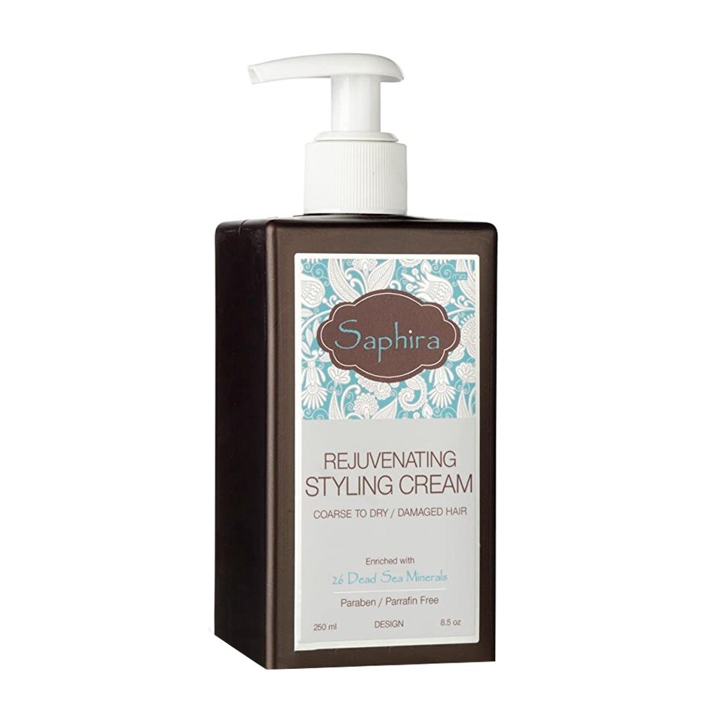 SAPHIRA Rejuvenating Styling Cream 250ml - Repariert Beschädigtes Haar, Mit Keratin & Vitamin E