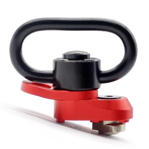 1.25'' QD Sling Swivel Set M-lok Adapter A Hole for Snap Clip Hook_Black/Red/Tan - Picture 19 of 23