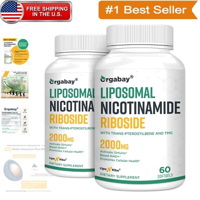2000 MG Liposomal Nicotinamide Riboside Softgels - Boost NAD+ for Healthy Aging