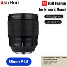 AstrHori 85mm F1.8 Auto Focus Full Frame Lens for Nikon Z Mount Z5 Z6 Z7 Z30 ZFC