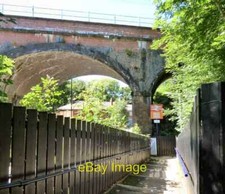 Photo 6x4 Looking under Godley Arches Hyde From the steps leading down fr c2016