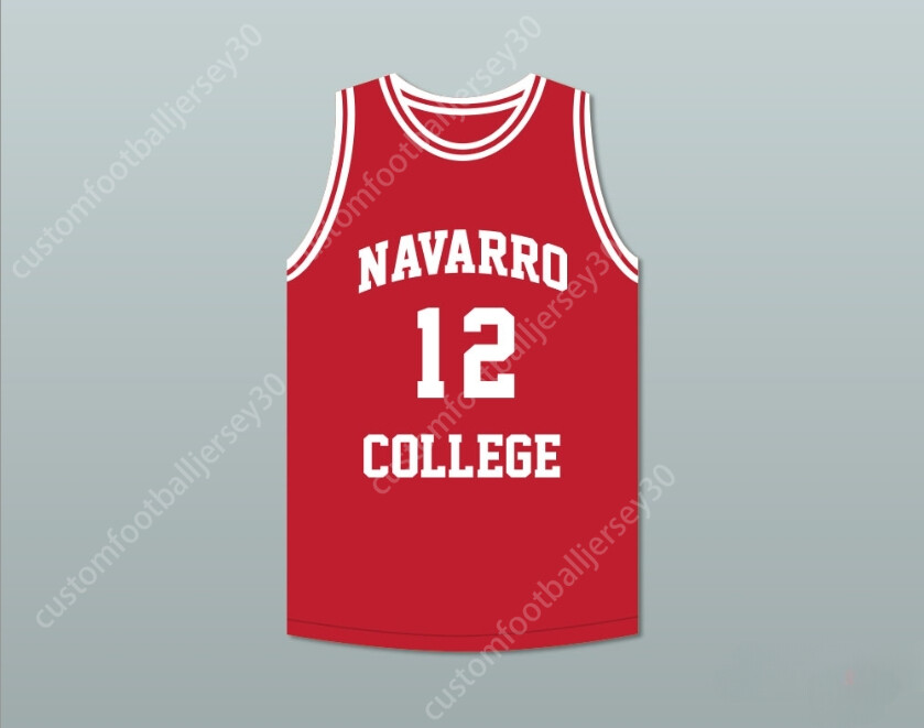 CUSTOM Rapper Cameron Giles 'Cam'ron' 12 Navarro College Red Basketball  Jersey | eBay