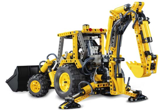 BRAND NEW LEGO TECHNIC SET 8455 Back-Hoe Loader sealed Retried