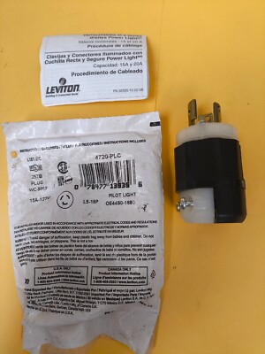 Twist Lock Plugs - Leviton 4720-C - L5-15P, 125V AC, 15A