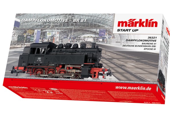 "MäRklin H0 36321 Dampflok Br 81 006 Der Db \"Mfx / Digital\" - Neu + Ovp"-image