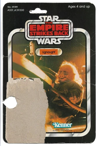 1980 Star Wars Ugnaught The Empire Strikes Back Card Back