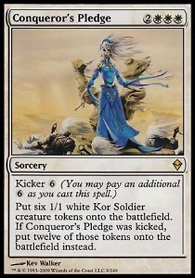*MRM* FR/VF 3x Versprechen des Eroberers (Conqueror's Pledge) MTG ZEN