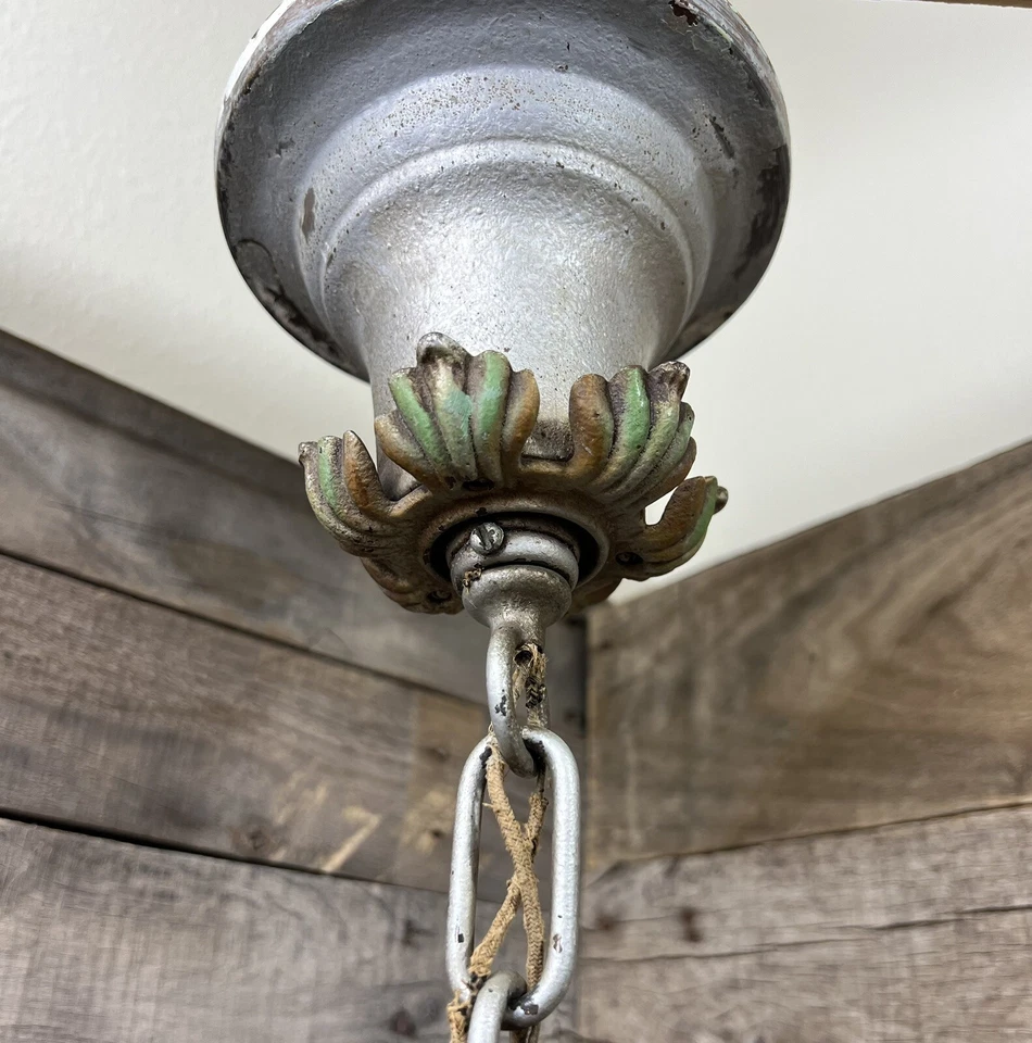 Lámpara de techo antigua Art Nouveau Art Deco lámpara de techo Foto 4 de 4