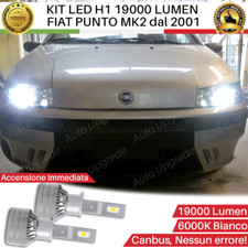KIT FULL LED H1 PER FIAT PUNTO MK2 188 DAL 2001 IN POI CANBUS 19000 LUMEN 6000K