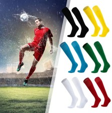 Men's Anti Slip Football Soccer Socks Sports Long Over Knee High Socks Absorbent