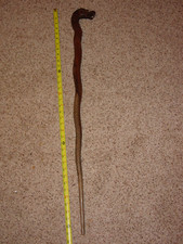 Hand Carved Walking Stick Cane Snake Designer Wooden Cane Stick 3FT Rare 