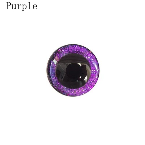 9-24Mm Plastic Glitter Safety Toy Eyes Nonwovens with Washers for Stuffed Toys - Photo 11 sur 16