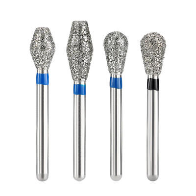 JMU FG Diamond Burs Medium Grit/Super Coarse Pear Burs for High Speed Handpiece