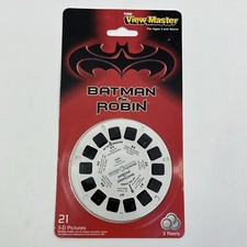 Vintage Tyco View-Master Batman  Robin Movie 3 Reels Pack - NEW SEALED NOS