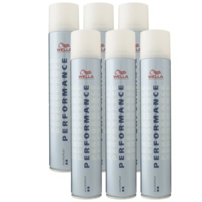 Wella Performance 6 x 500 ml Haarspray extra starker Halt Set