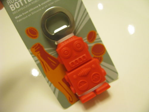 NEU KIKKERLAND ROBOTER FLASCHENÖFFNER ROT von Nordstrom - Bild 8 von 12