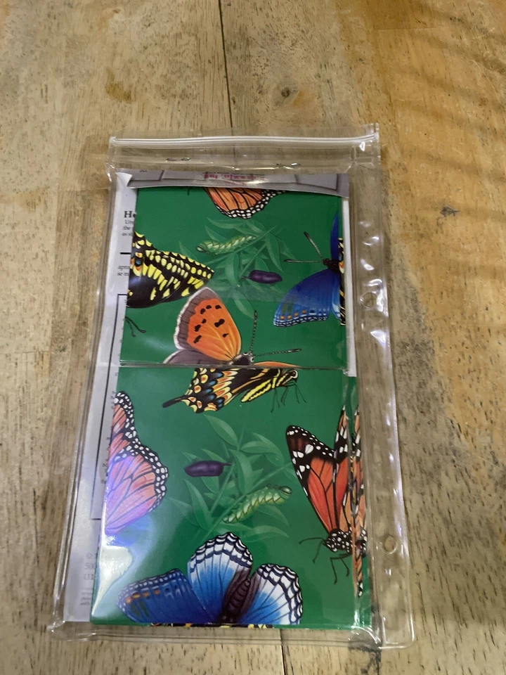 Puzzle Scramble Squares Butterflies 9 Piece Puzzle Brain Teaser Puzzle - Image 2 of 2