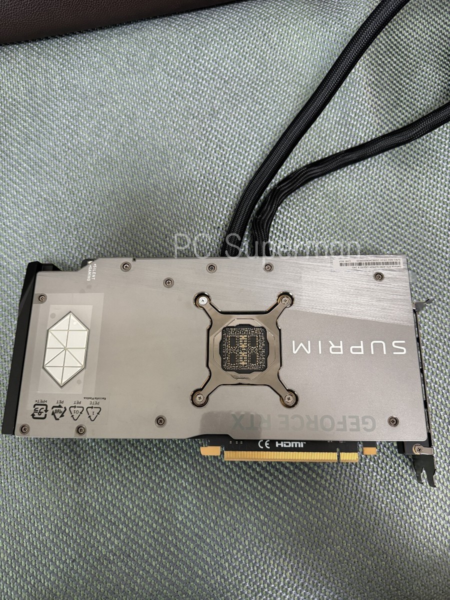 MSI RTX 4090 SUPRIM LIQUID X (No Core & VRAM) With Box - (FOR