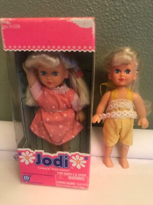Kid Kore Jodie Doll Kelsey's Little Sister Blonde Hair 5'' Lot of 2 New and Pre-O