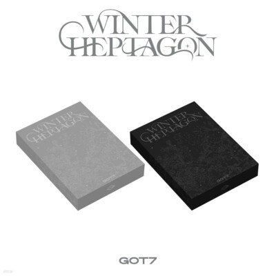 GOT7 Mini Album WINTER HEPTAGON 2Ver SET CD+Book+2p P.Card+M.Card+F.Poster+Gift
