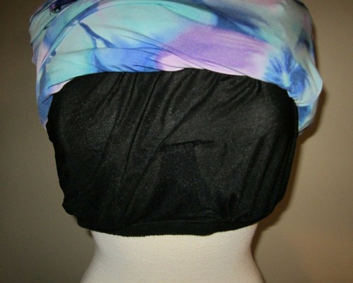 MAGICSUIT Multicolor Sarong Wrap Ruched Sides Underwire Tankini Top Size 14 - Picture 7 of 12