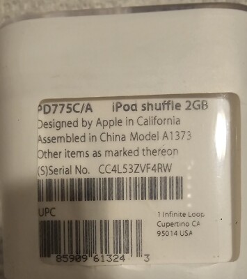 New in box Apple iPod shuffle 4th Generation 2GB | eBay