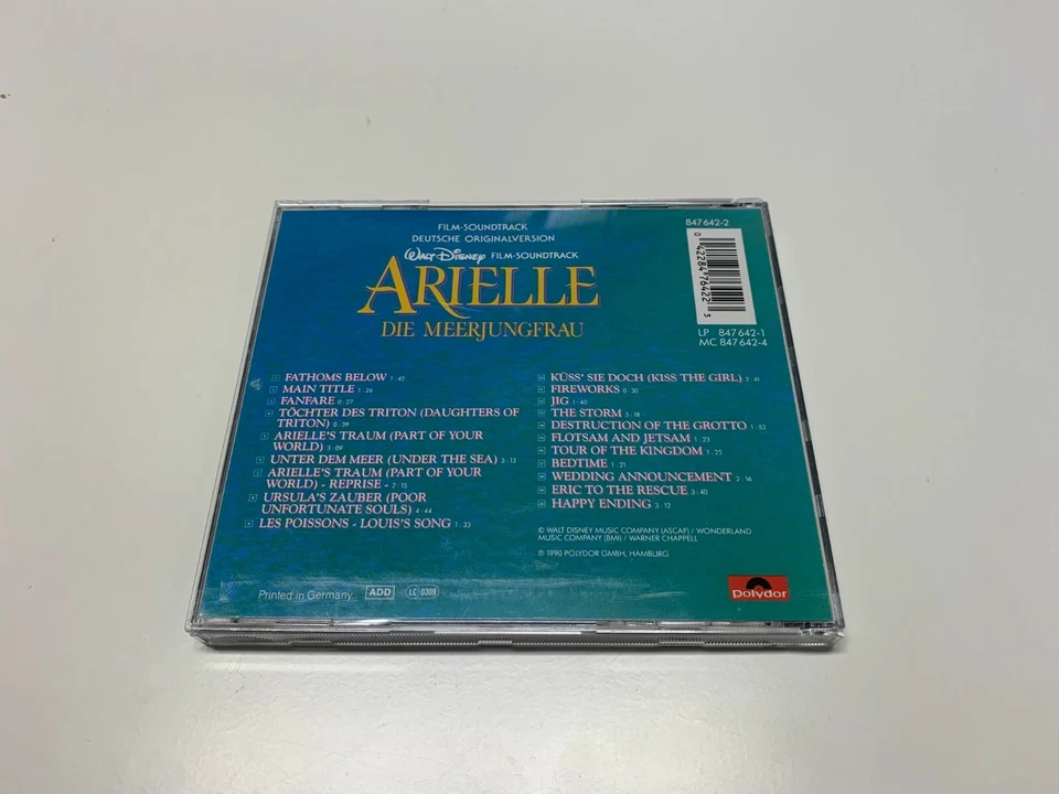 Arielle, Die Meerjungfrau (Film Soundtrack - Deutsche Originalversion) CD 1990 - Bild 2 von 2