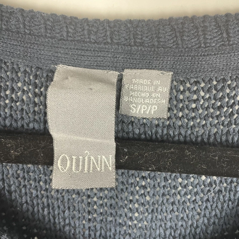 Suéter Quinn Azul Marino Suelto Red Manga Larga Jersey Pequeño Foto 3 de 4