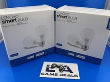 BRAND NEW LOT OF 2 Lenovo Smart Light Bulb 2 pack E26 806 Lumen (4 Bulbs total)