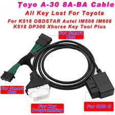 A-30 Cable 8a-ba for Toyota 4a Smart Key Cable Obdstar Autel Im608 K518 Key Tool