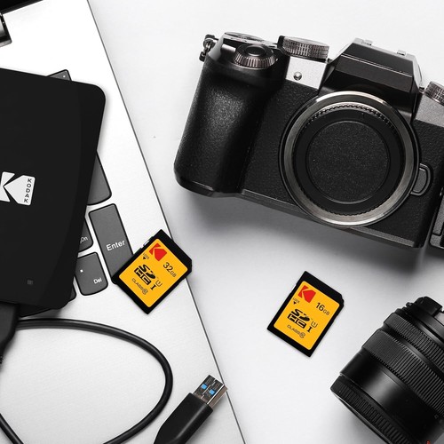 KODAK Premium Memory Card 32GB, 85MB/s Read Speed, 25MB/s Write Speed for Full H - Picture 2 of 2