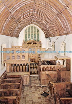 D112382 P. 4. Rycote Kapelle. Oxfordshire. Interieur aus Westgalerie. Abteilung