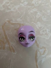 Capsule Chix Chicks Ctrl+Alt+Magic Doll HEAD FACE PINK HALF CLOSED EYES GREY