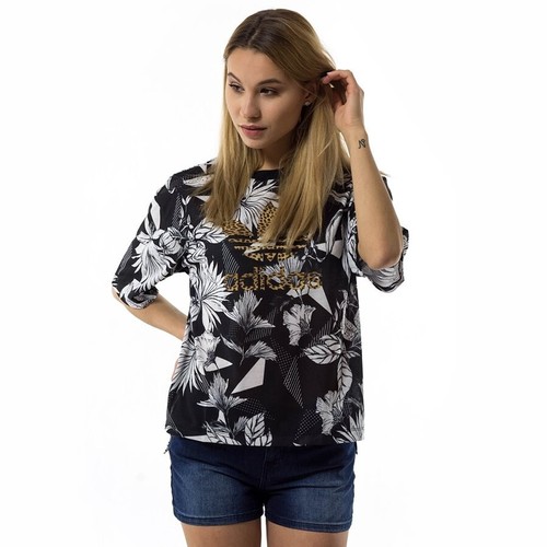 adidas Originals FARM Company CY7375 Leopard Trefoil Tee UK8, EU34, US XS-S 842 - Picture 10 of 19