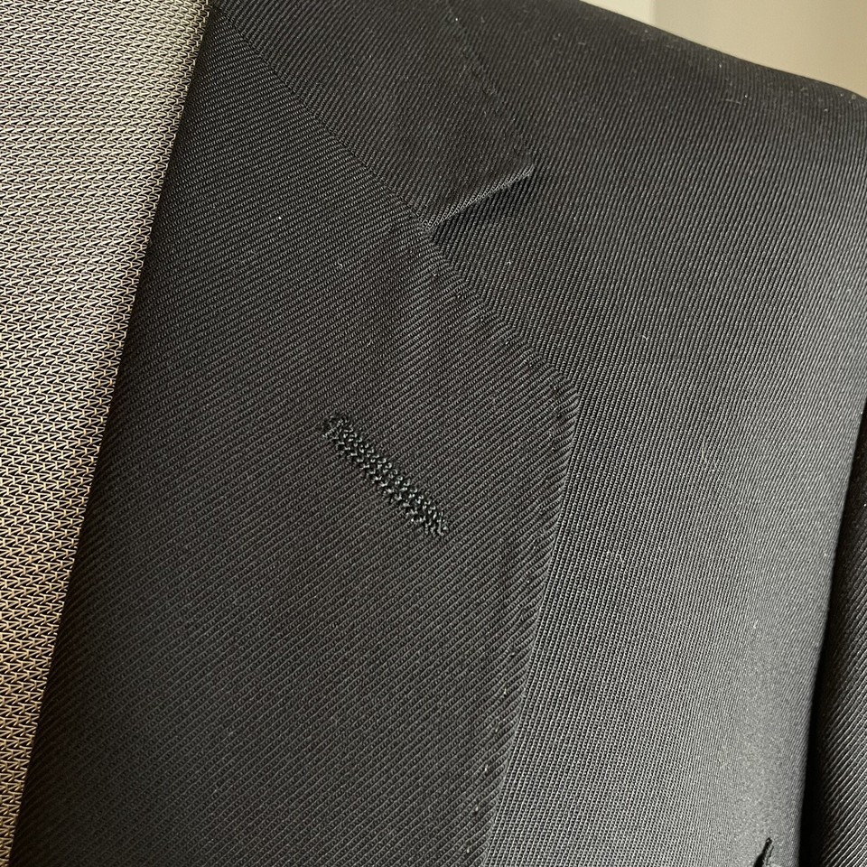 Christian Dior Vintage Navy Mens Suit Blazer Sports Coat 42S eBay