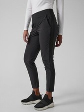 Athleta Black Brooklyn Mid Rise Ankle Pant 2 Petite 198671 NEW