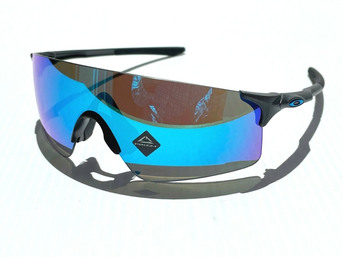 NEW Oakley EVZERO BLADES Steel Frame PRIZM Sapphire Iridium Len