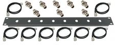 Front Mount Antenna Rack Kit  8 x TNC Connectors & 8 x TNC Cables
