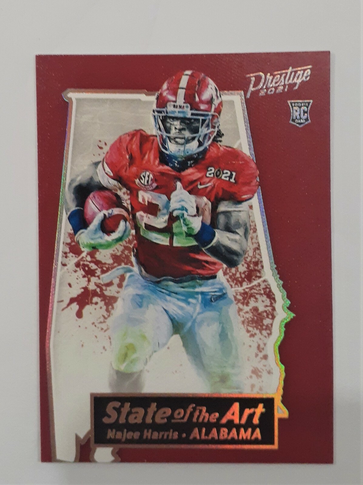 NAJEE HARRIS - STATE OF THE ART #15 CASE HIT SSP - 2021 PRESTIGE FOOTBALL