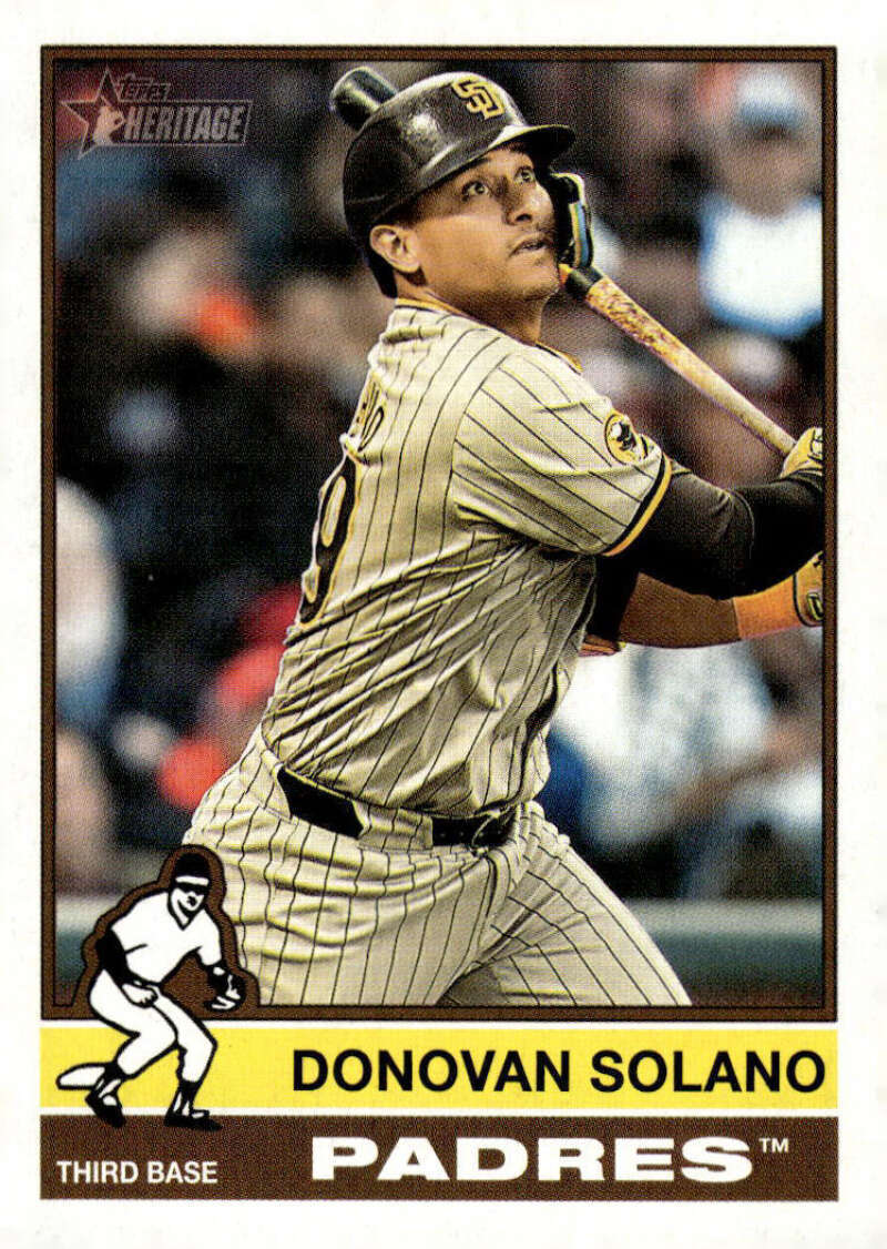 Donovan Solano 2025 Topps Heritage #269 MLB Padres ID:134035